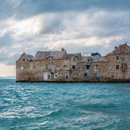 travel croatia sea fortress