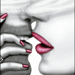 freetoedit valentinesday animation love kissing